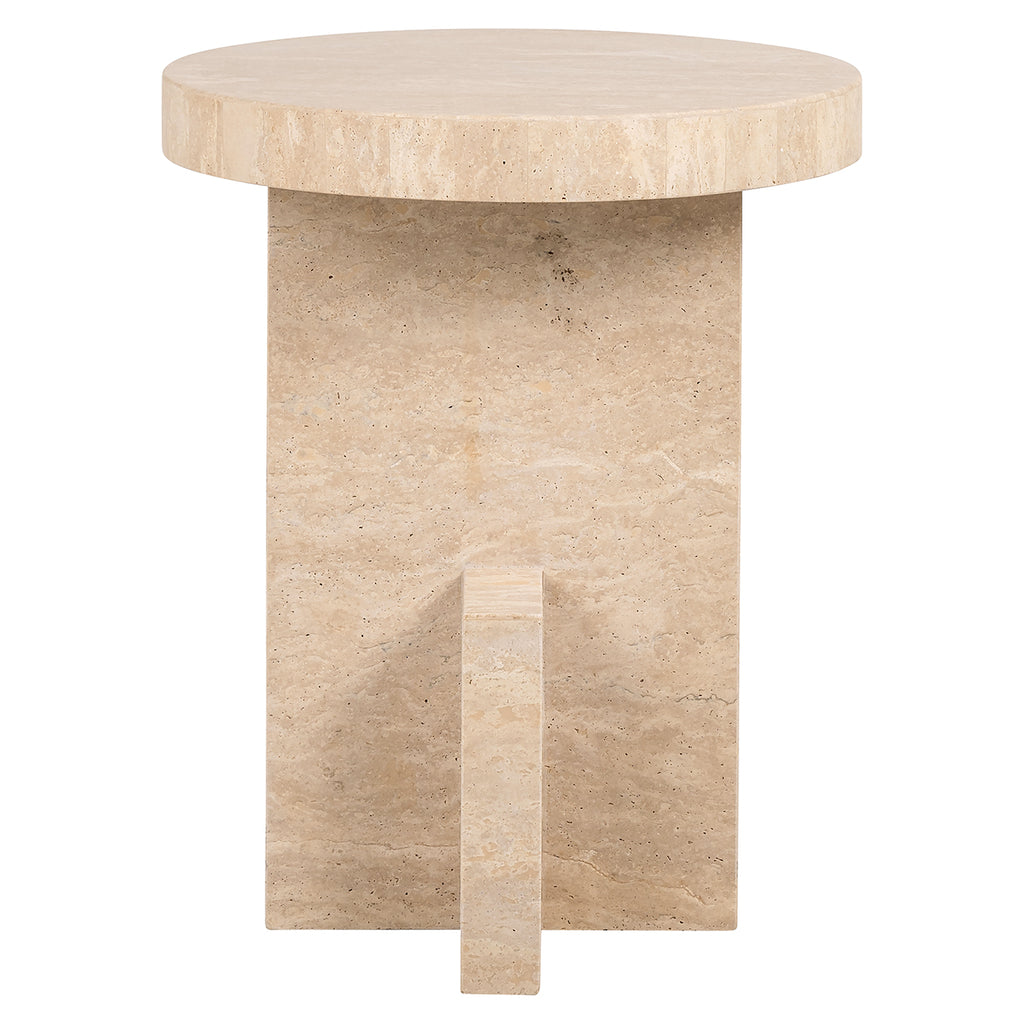 Side table Biltmore Italian Travertine (Beige)
