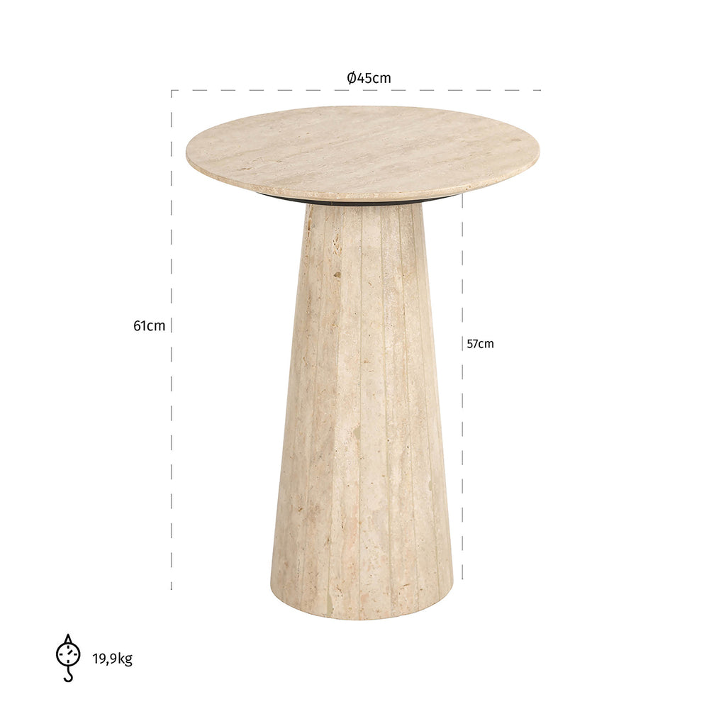 Side table Cavo (Beige)