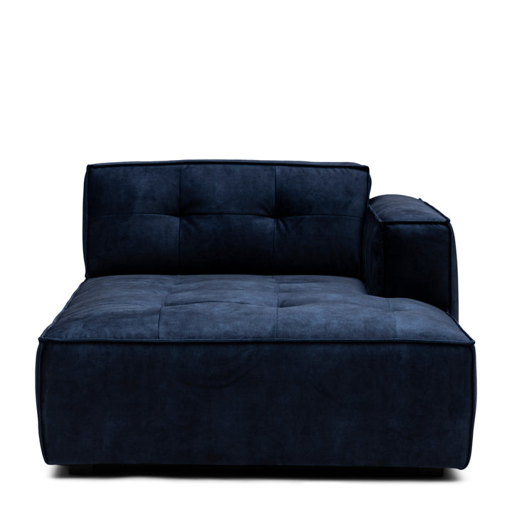 Rivièra Maison Brandon Chaiselongue Rechts Samt Estate Blue