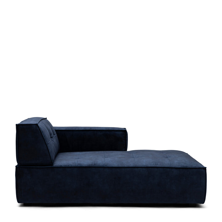 Rivièra Maison Brandon Chaiselongue Rechts Samt Estate Blue