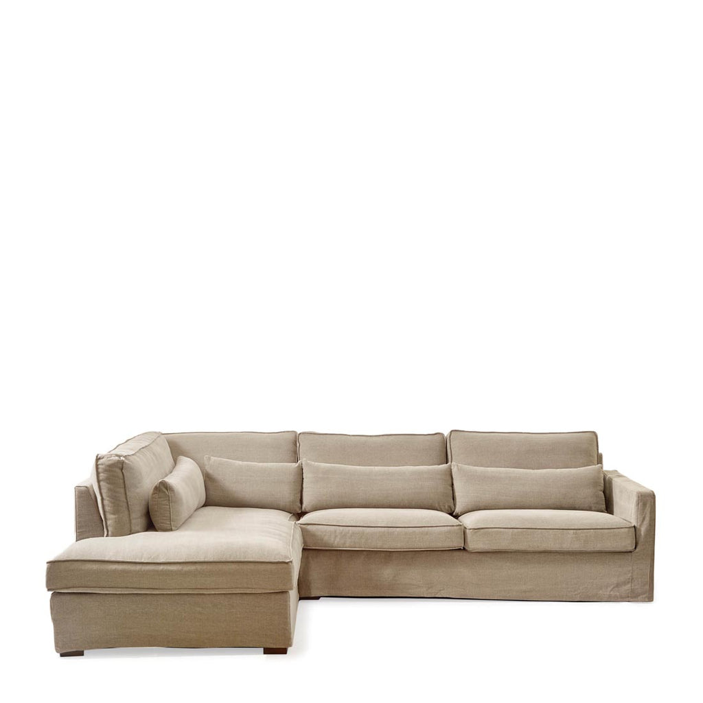 Rivièra Maison Chaiselongue Sofa links Brompton Cross Natur 