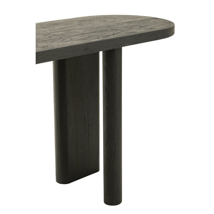 J-Line Console Table Teak Wood Black