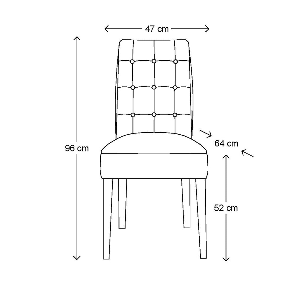 Rivièra Maison Esszimmerstuhl Cape Breton Coffee Pellini