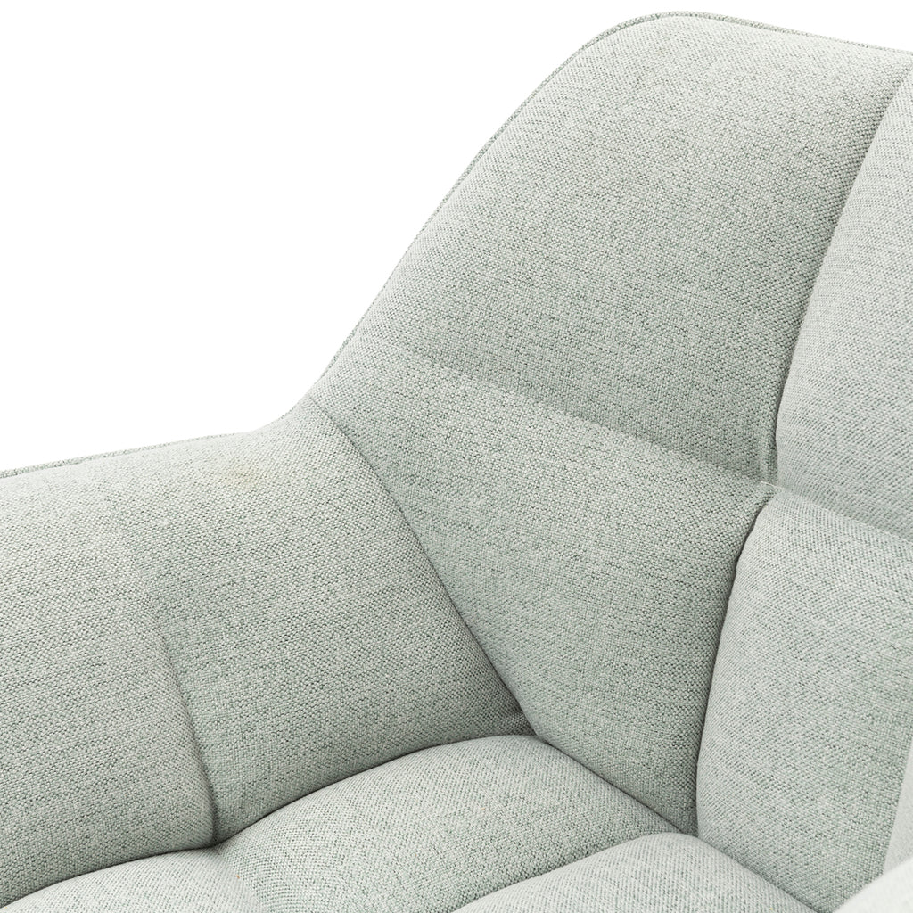 Rivièra Maison Draaibare Eetkamerstoel Carnaby Soft Green Belgium Weave