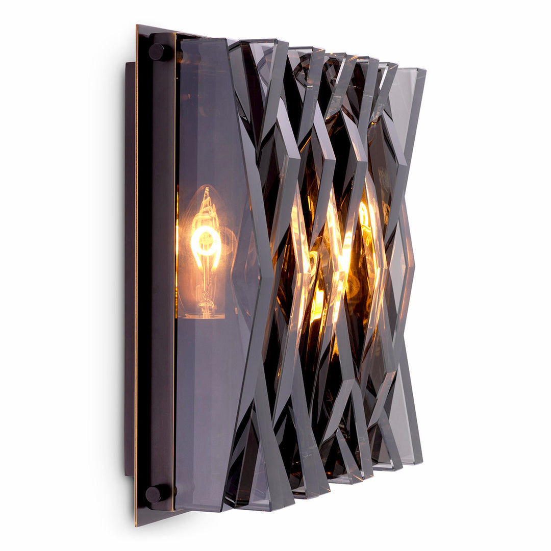 Eichholtz Wandlamp Nuvola S Smoke Glass