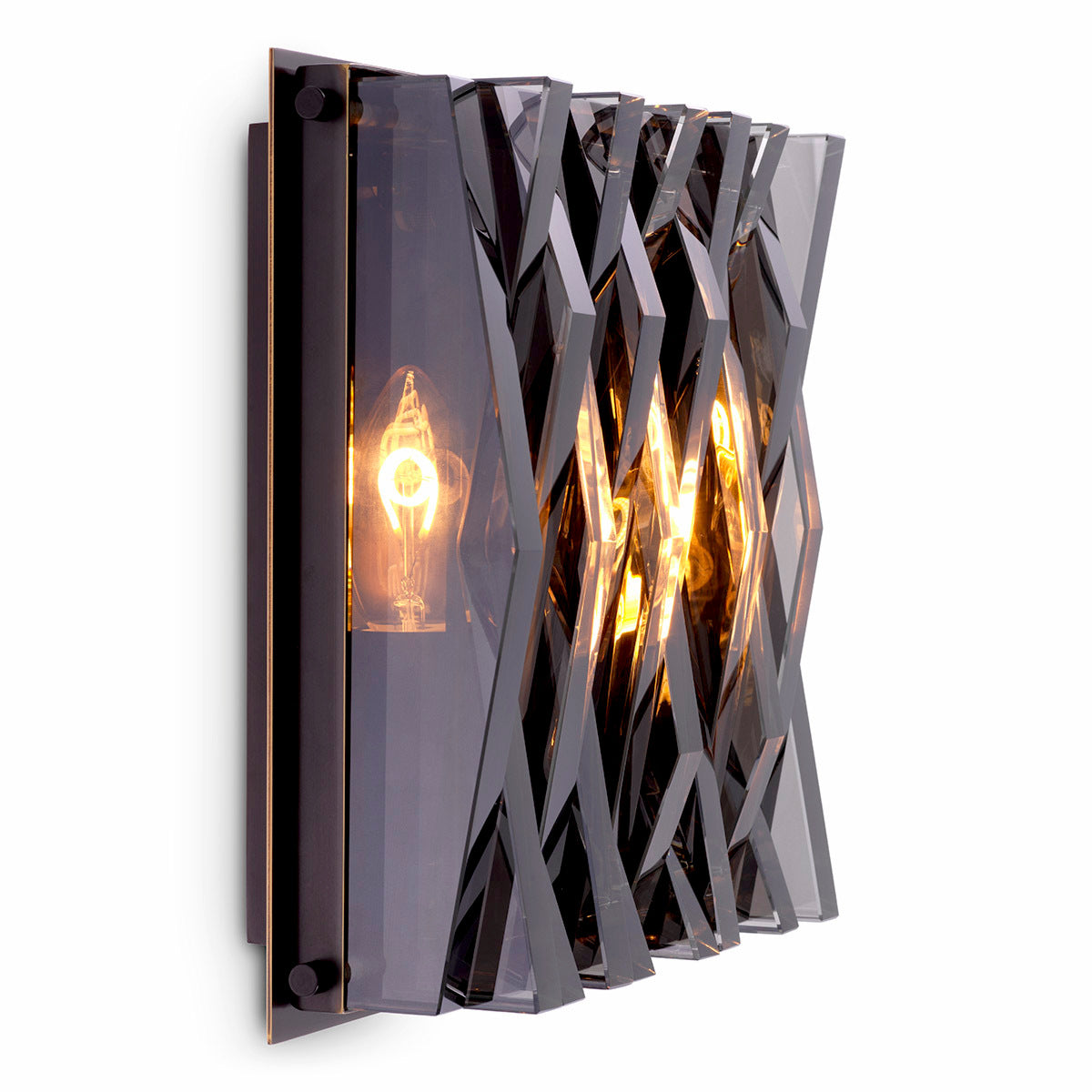 Eichholtz Wandlamp Nuvola S Smoke Glass