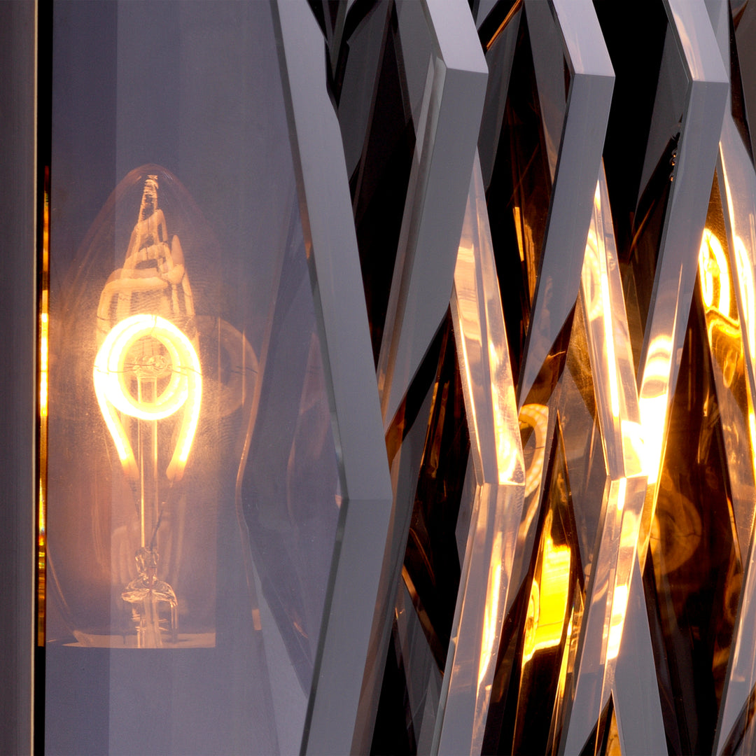 Eichholtz Wandlamp Nuvola S Smoke Glass