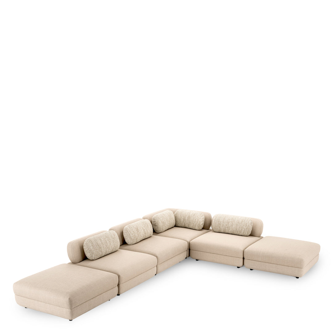Eichholtz Modulaire Bank Paulo midden Scalea Sand