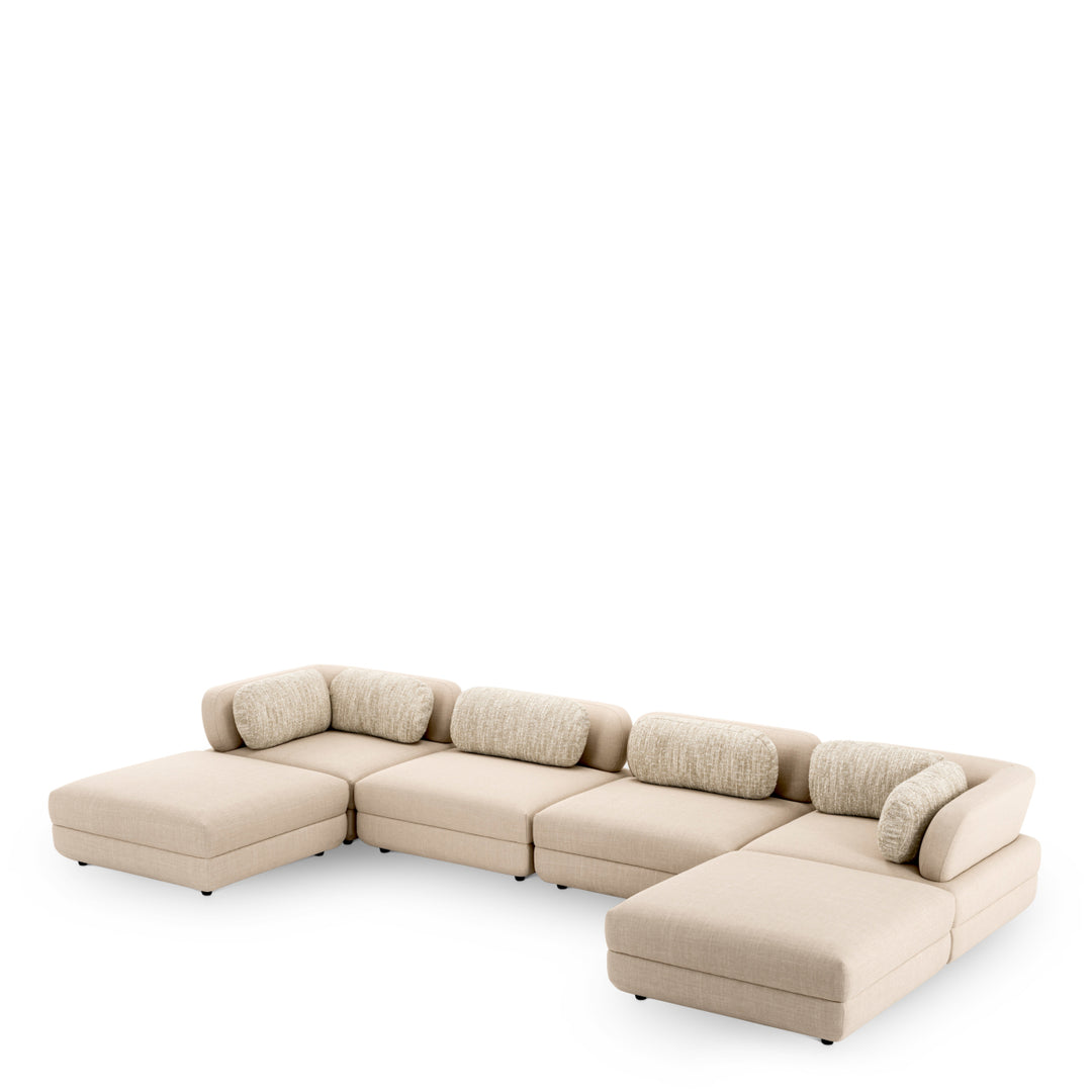 Eichholtz Modulaire Bank Paulo midden Scalea Sand