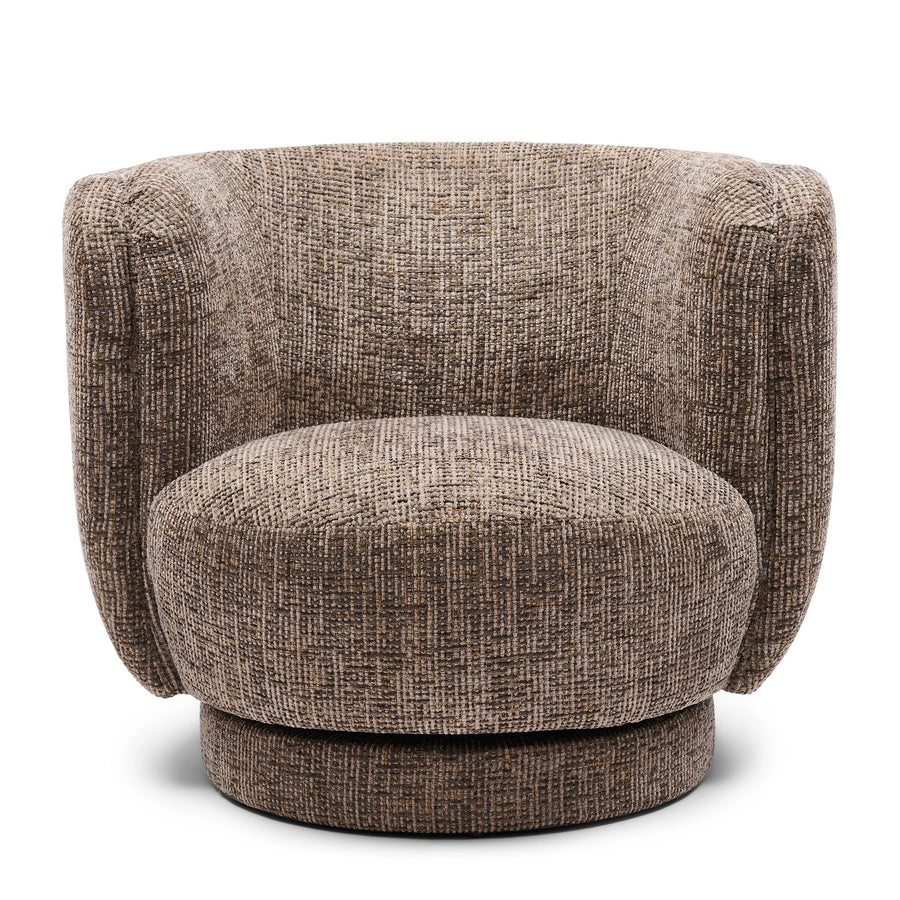 Rivièra Maison Draaifauteuil Rozzano Bruin