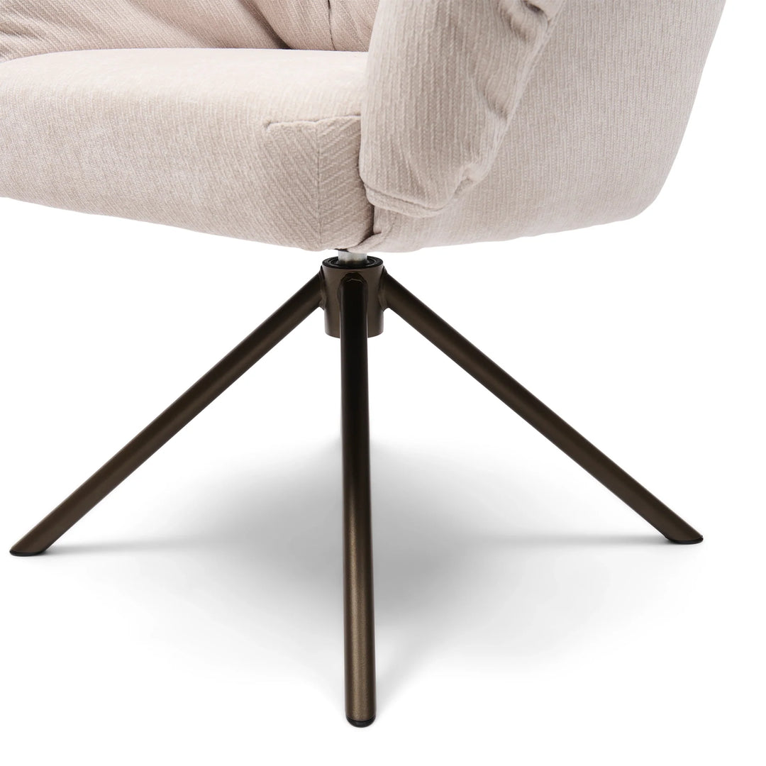 Rivièra Maison Draaistoel Lugo Beige