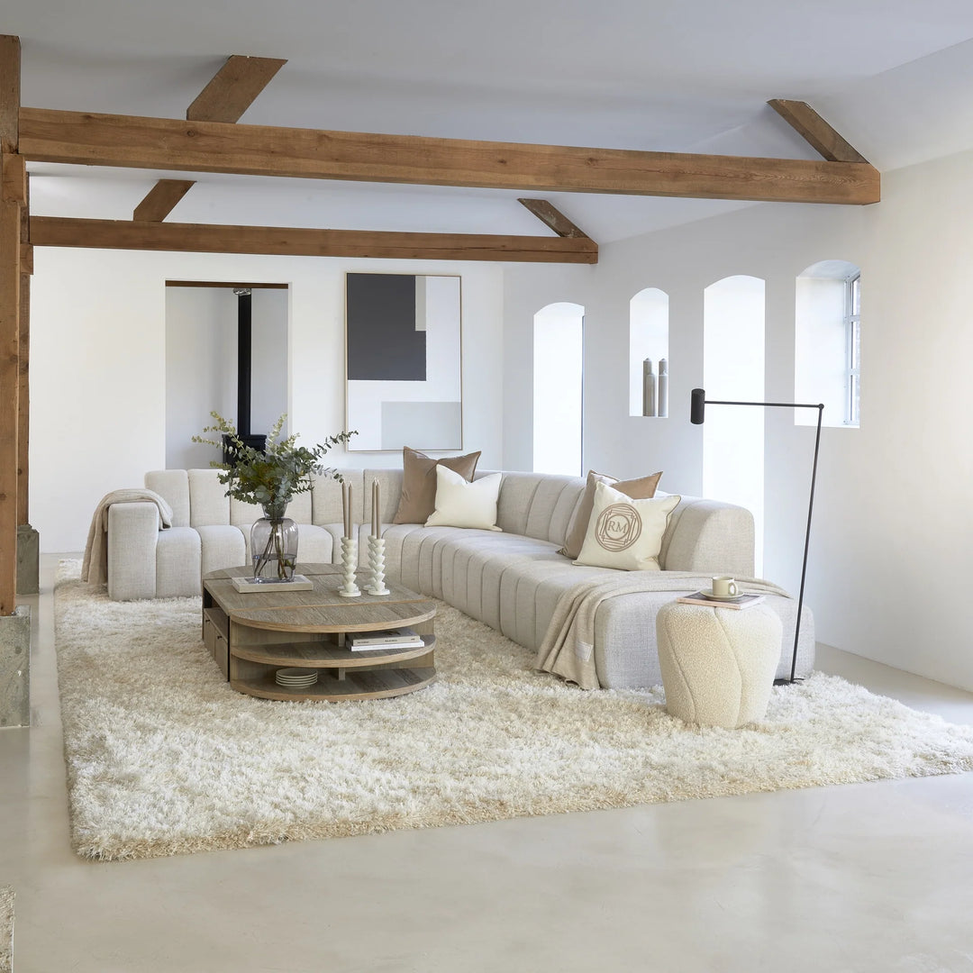 Rivièra Maison Vloerkleed Cecil Crème 340x240 cm