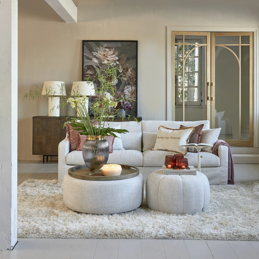 Rivièra Maison Vloerkleed Cecil Crème 290x200 cm