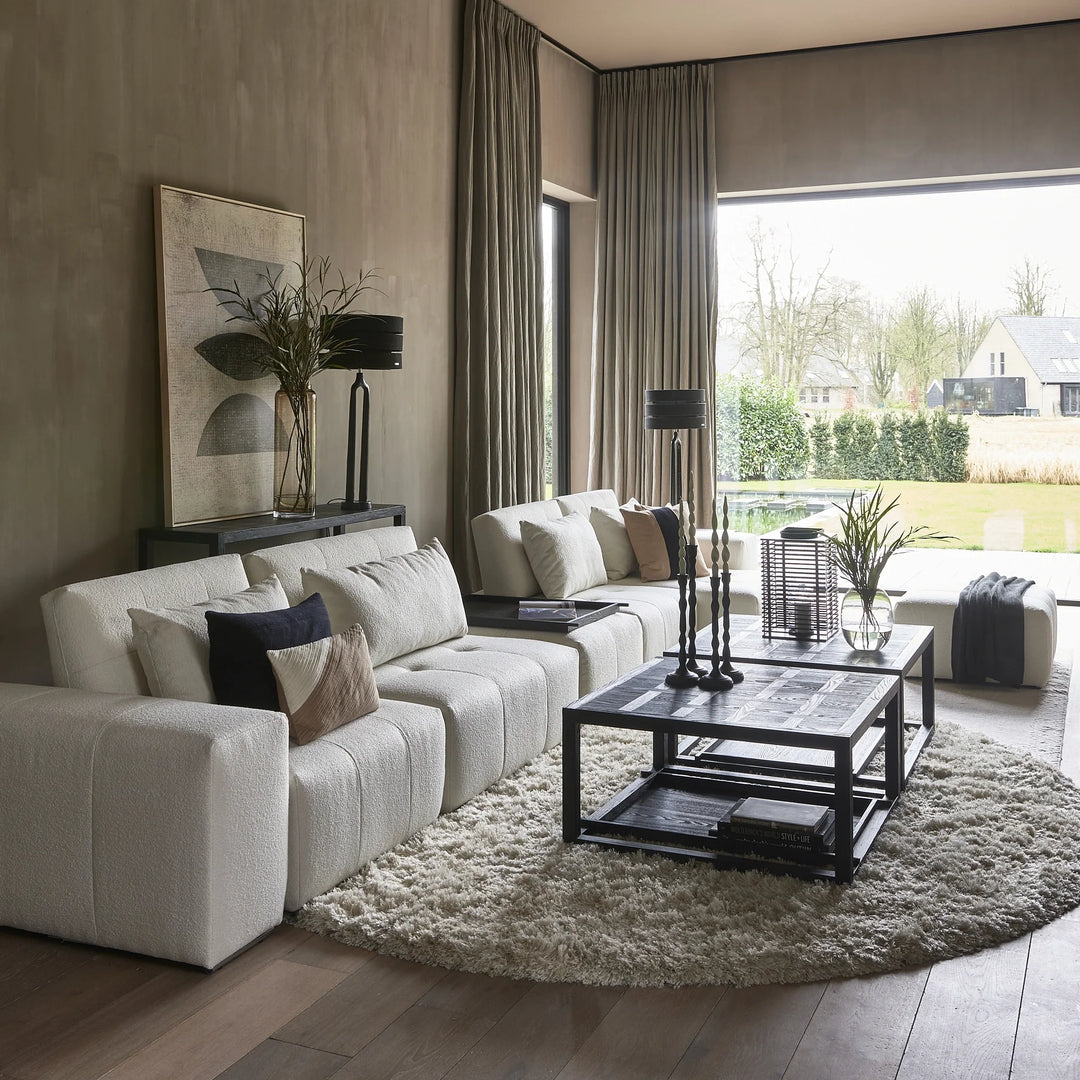 Rivièra Maison Vloerkleed Cecil Crème Ø 200 cm