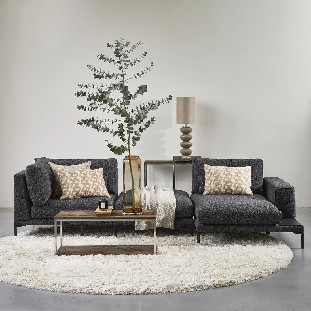 Rivièra Maison Vloerkleed Cecil Crème Ø 200 cm