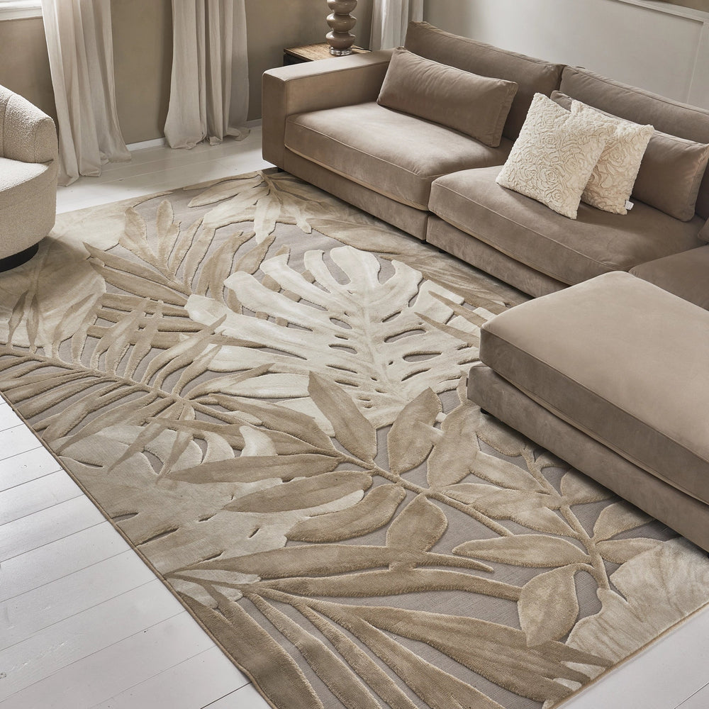 Rivièra Maison Vloerkleed Palmera Crème 330x240 cm