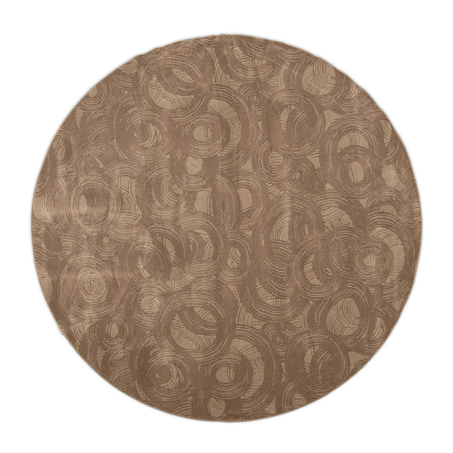Rivièra Maison Vloerkleed Delfina Taupe Ø 320 cm