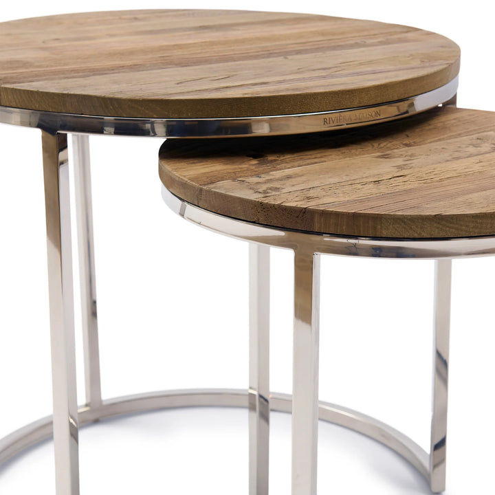 Rivièra Maison Bijzettafel Soho Set van 2