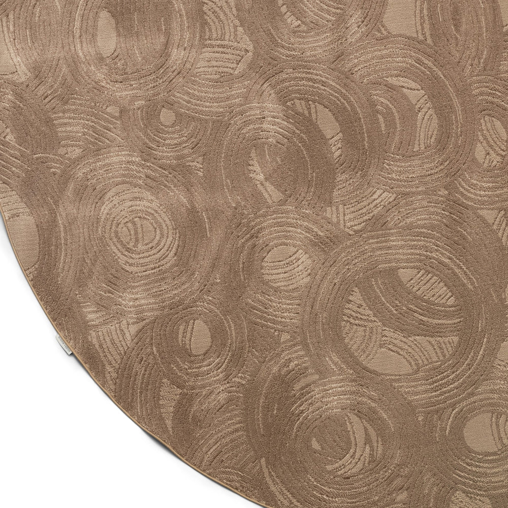 Rivièra Maison Vloerkleed Delfina Taupe Ø 200 cm