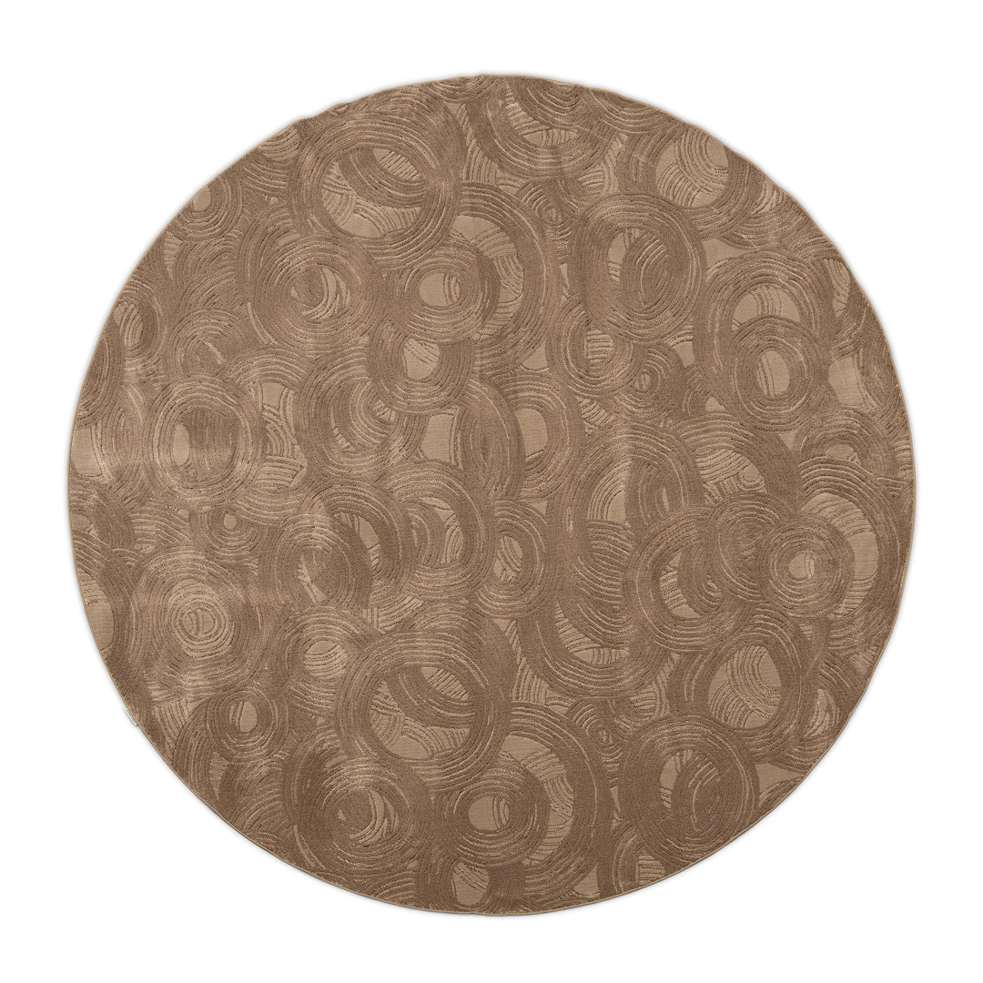 Rivièra Maison Vloerkleed Delfina Taupe Ø 200 cm