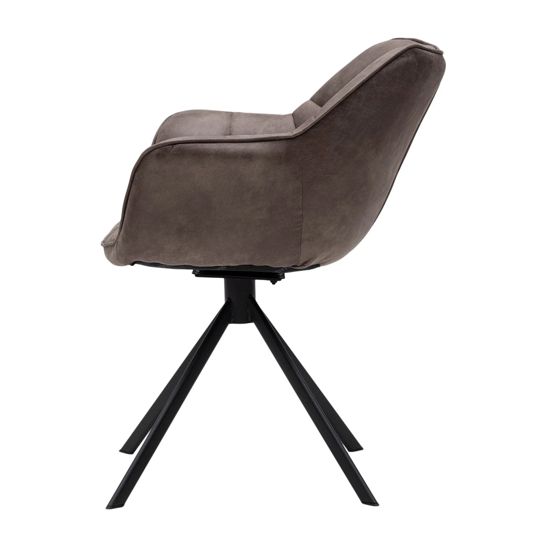 Rivièra Maison Draaistoel Carnaby Bruin