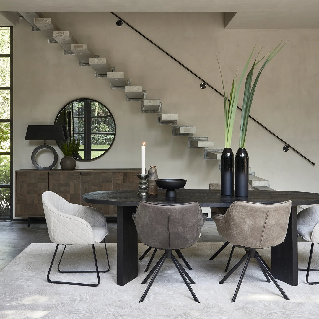 Rivièra Maison Draaistoel Carnaby Bruin