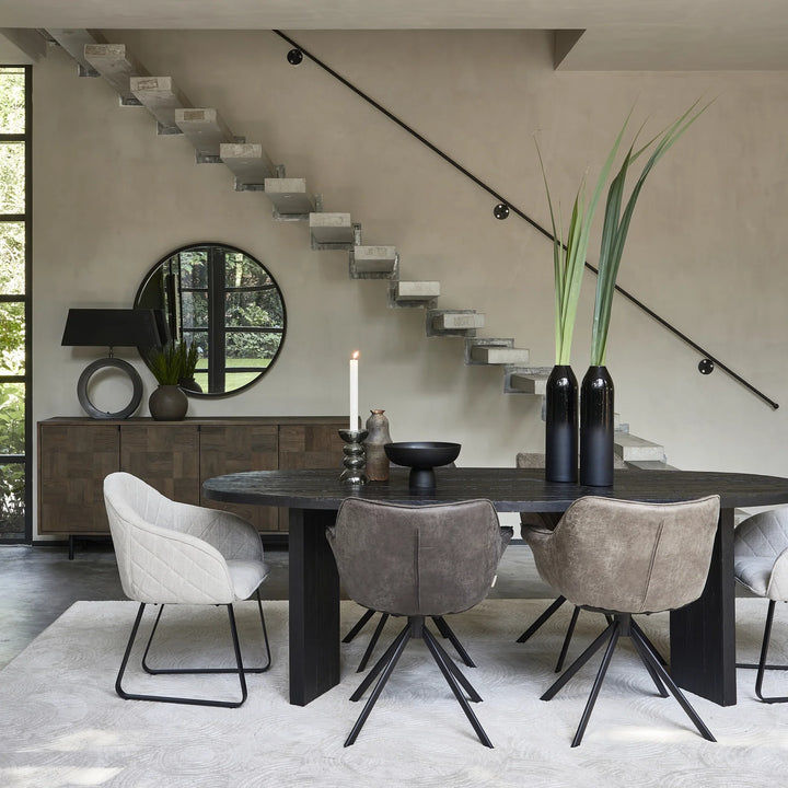 Rivièra Maison Draaistoel Carnaby Bruin
