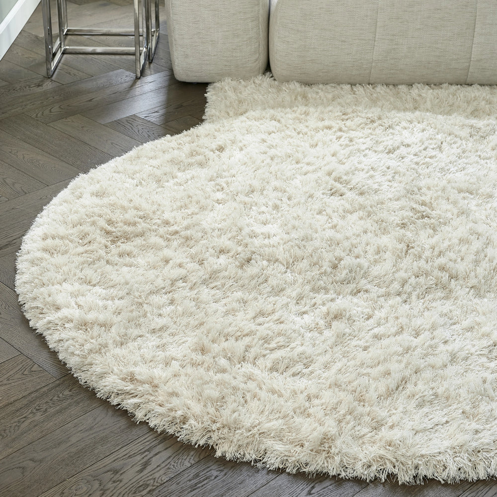 Rivièra Maison Vloerkleed Cecil Crème Ø 240 cm