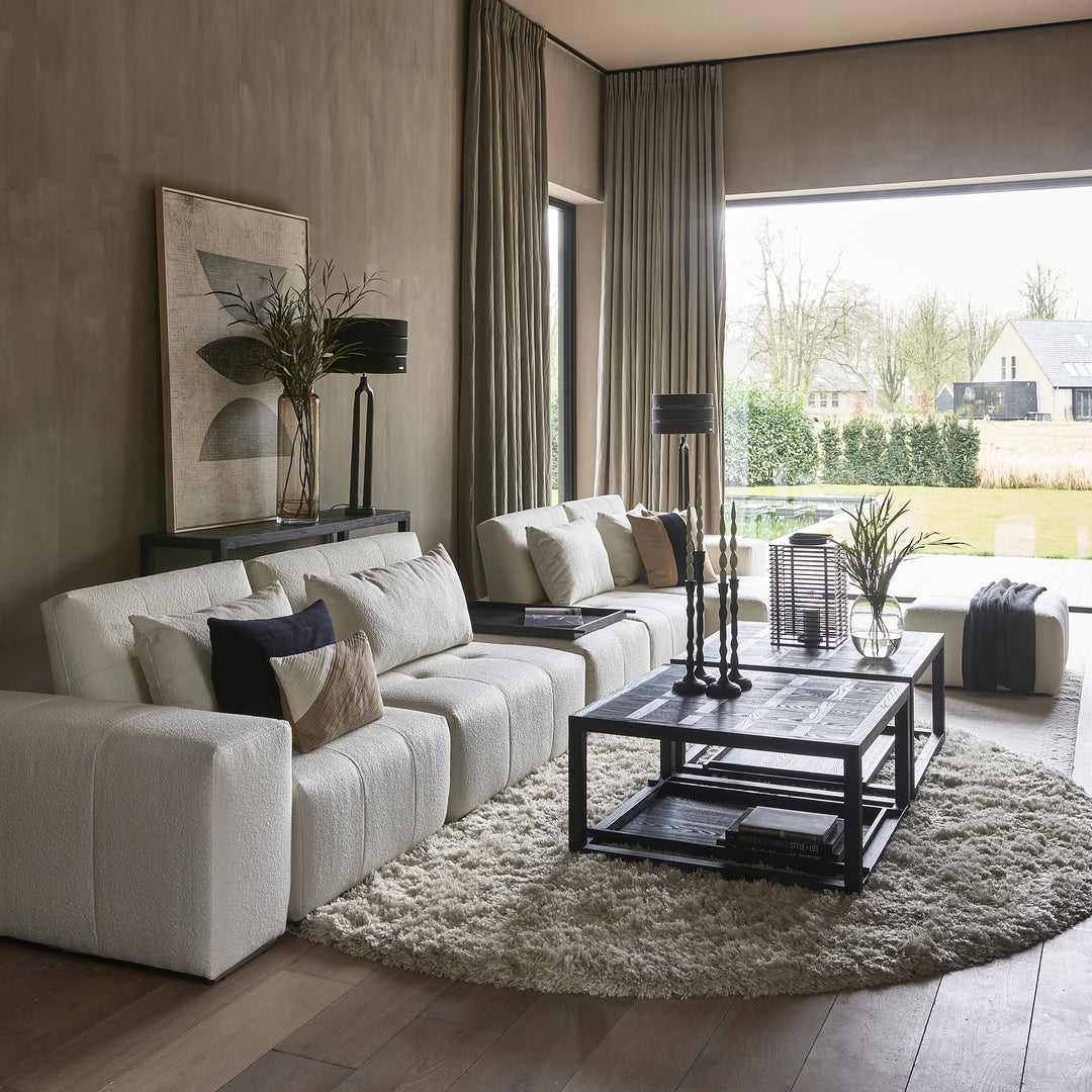 Rivièra Maison Vloerkleed Cecil Crème Ø 240 cm