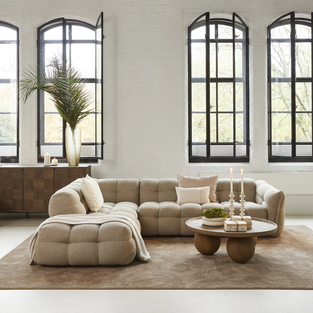Rivièra Maison Vloerkleed Delfina Taupe 230x160 cm