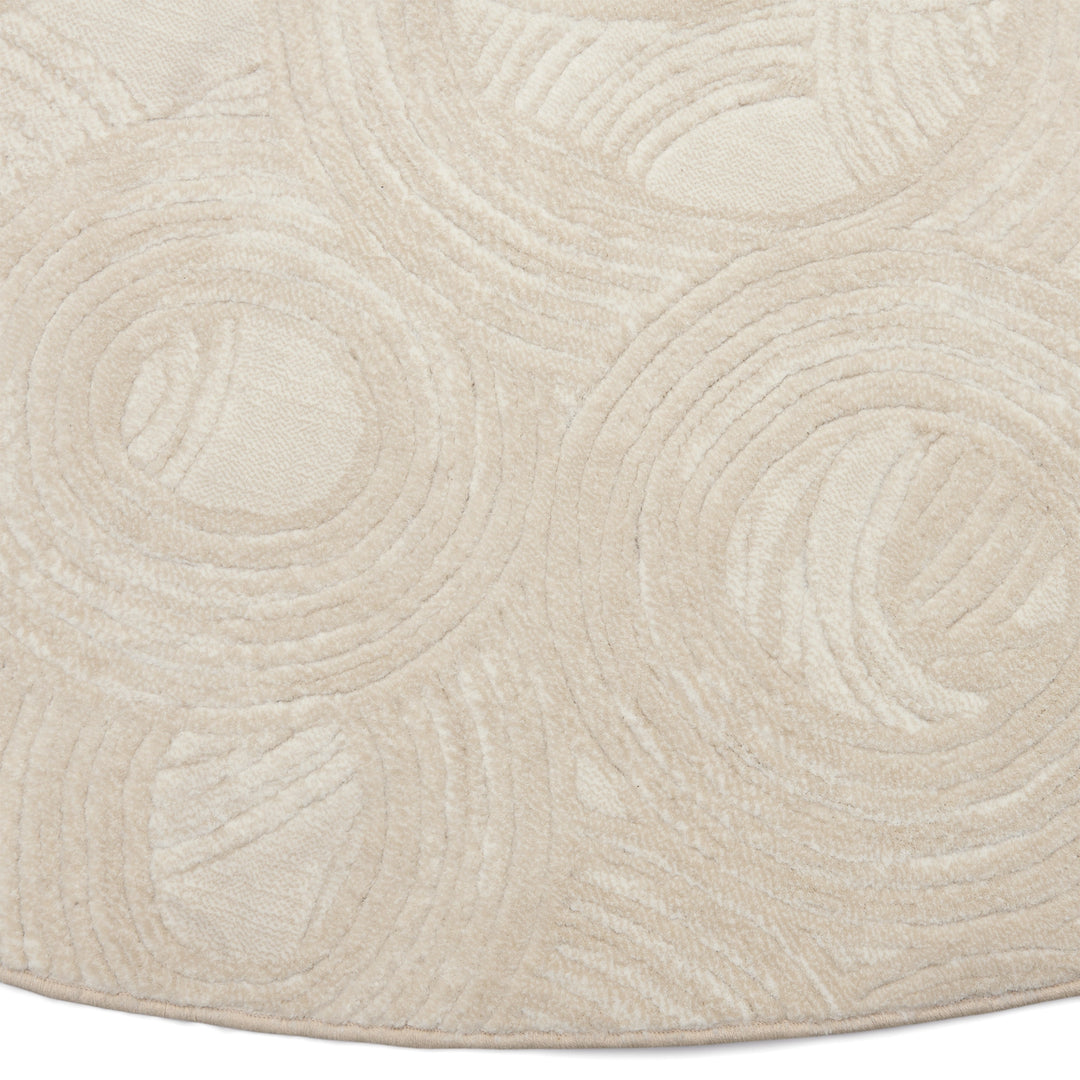 Rivièra Maison Vloerkleed Delfina Crème Ø 320 cm