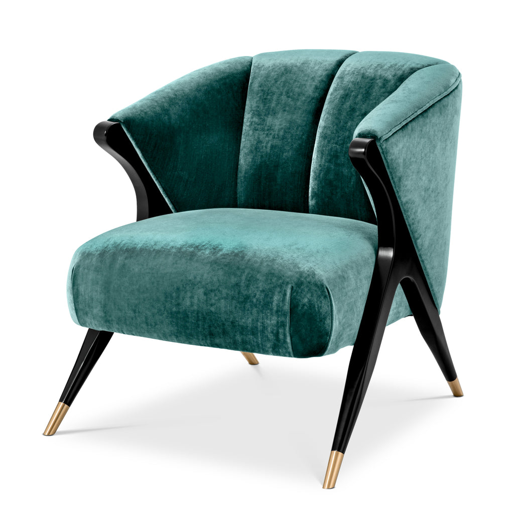 Eichholtz Fauteuil Pavone - Aegean Green