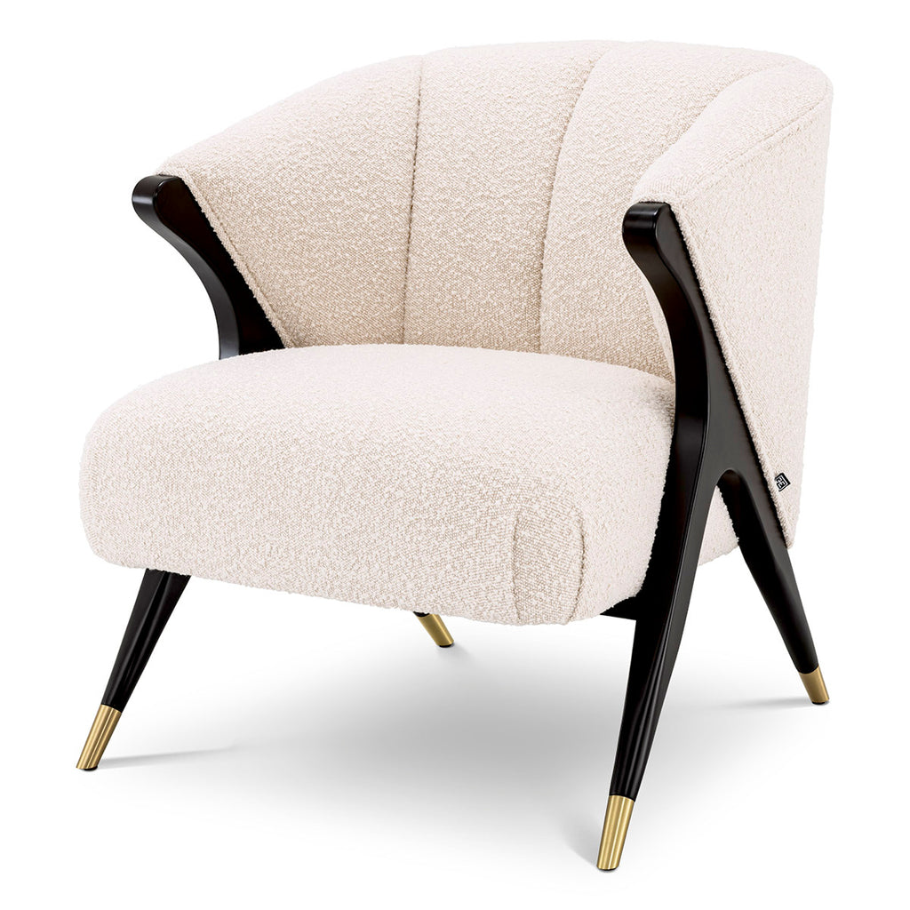 Eichholtz Fauteuil Pavone - Bouclé Cream