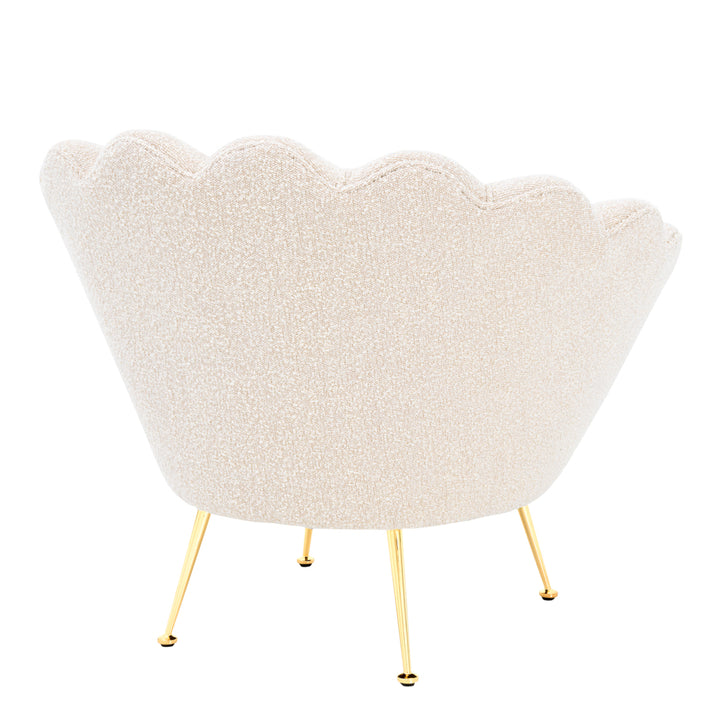 Eichholtz Sessel Trapez - Bouclé Creme