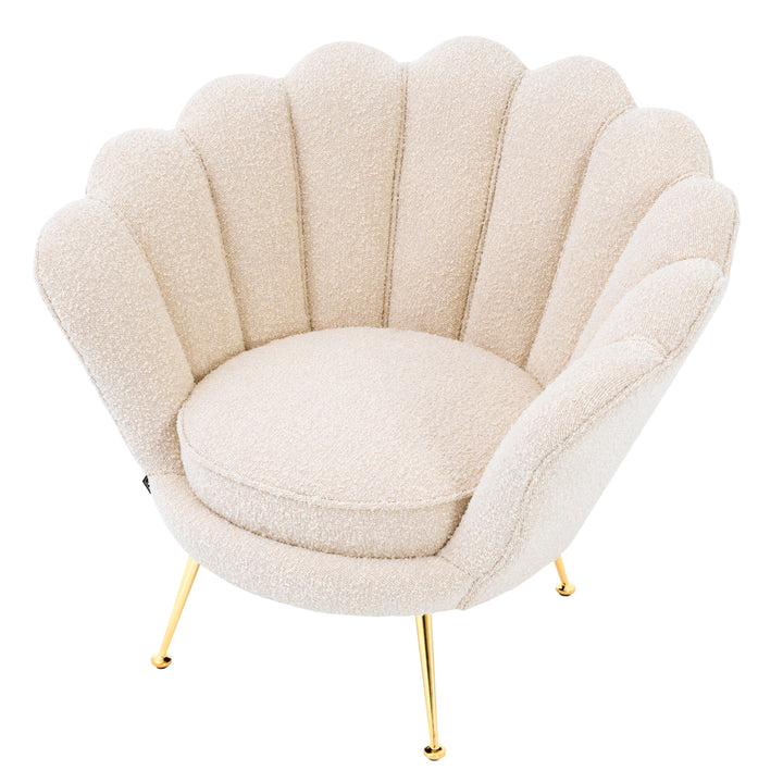 Eichholtz Sessel Trapez - Bouclé Creme