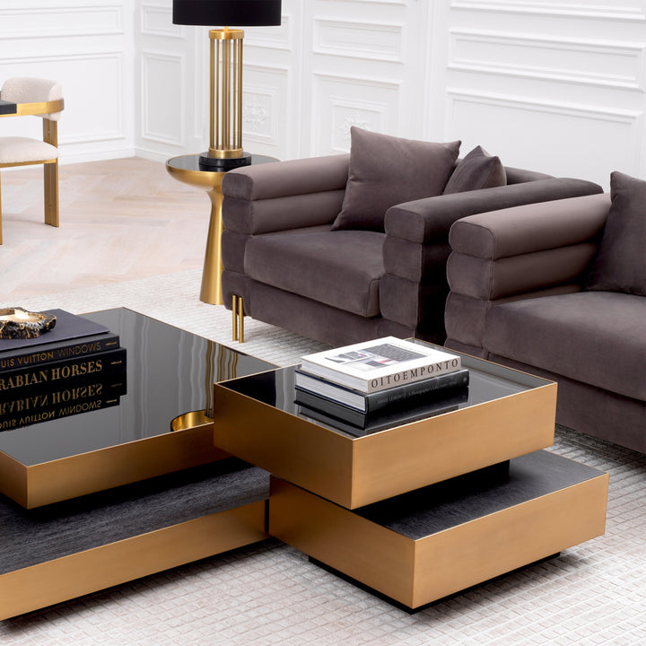 Eichholtz Armchair York - Savona Gray Velvet