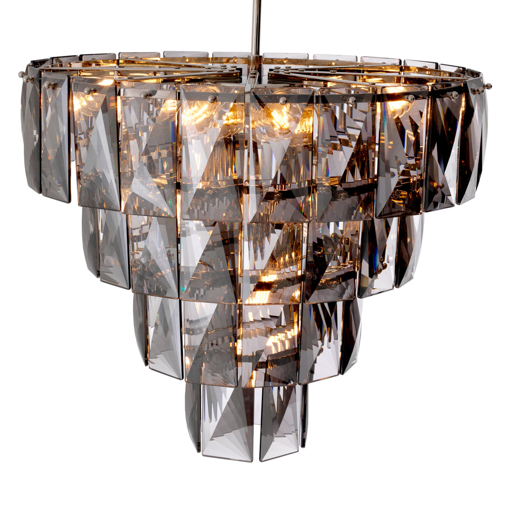 Eichholtz Kroonluchter Amazone S - Smoke Crystal Glass
