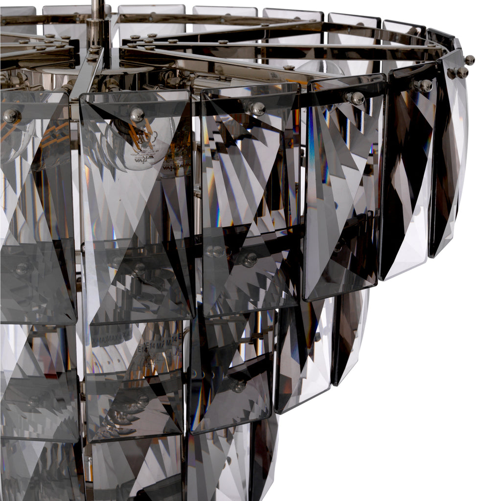 Eichholtz Kroonluchter Amazone S - Smoke Crystal Glass