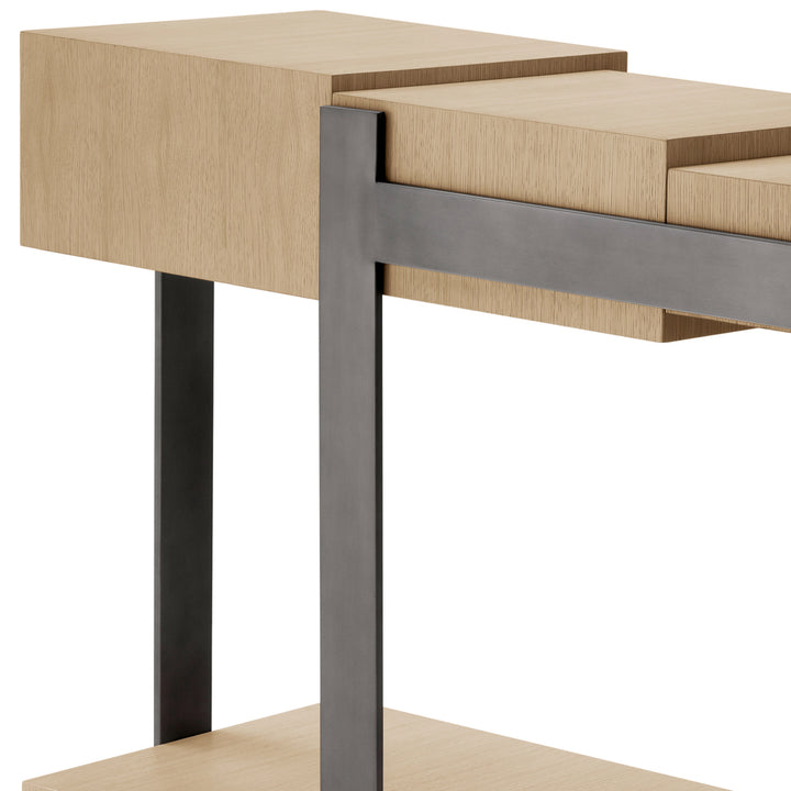 Eichholtz Konsolentisch Nerone - Natürliches Eichenfurnier