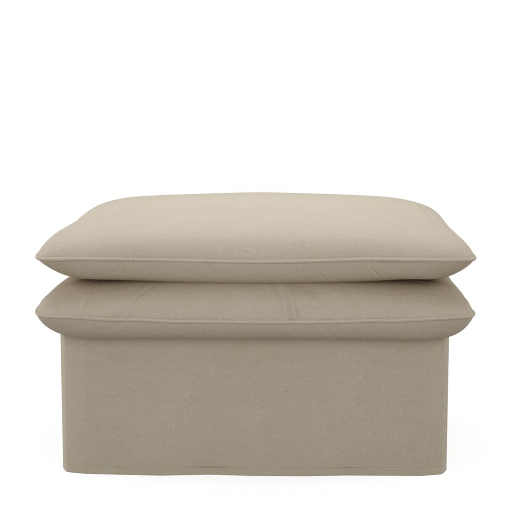 Continental Footstool FlandFlax