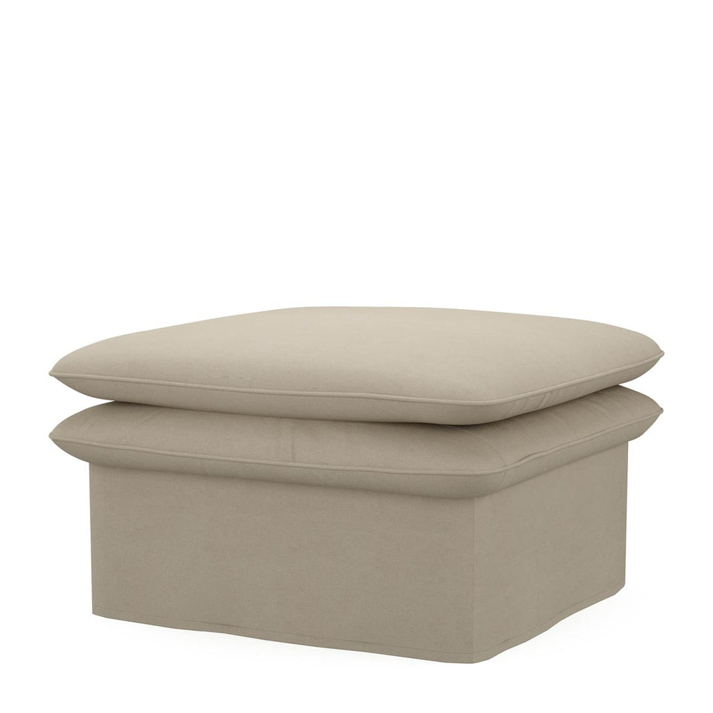 Continental Footstool FlandFlax