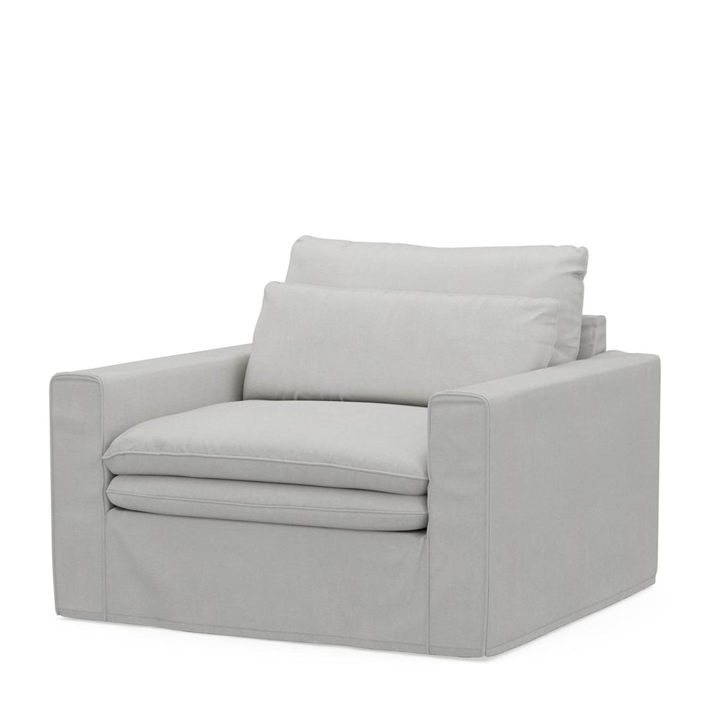 Rivièra Maison Loveseat Continental Ash Grey Washed Cotton