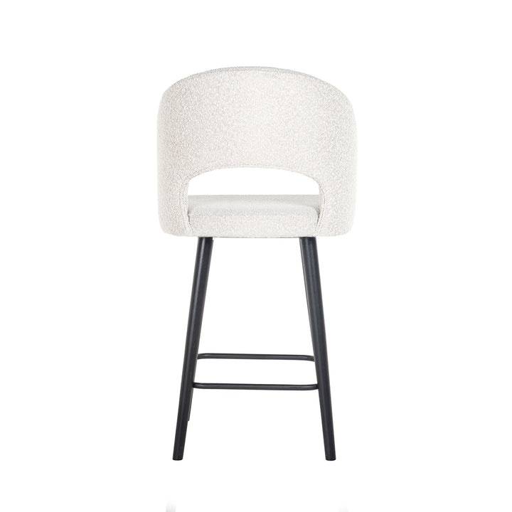 Counter chair Savoy white bouclé (Copenhagen 900 Bouclé White)
