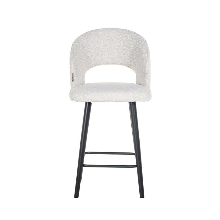 Counter chair Savoy white bouclé (Copenhagen 900 Bouclé White)