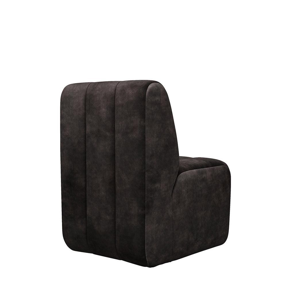 Rivièra Maison Dining Chair Dazzle Grimaldi Grey Velvet