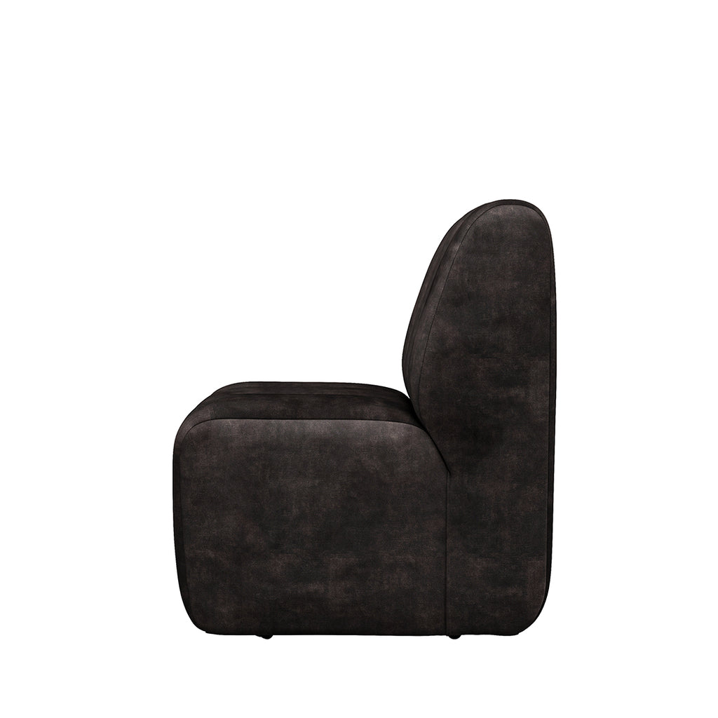 Rivièra Maison Dining Chair Dazzle Grimaldi Grey Velvet