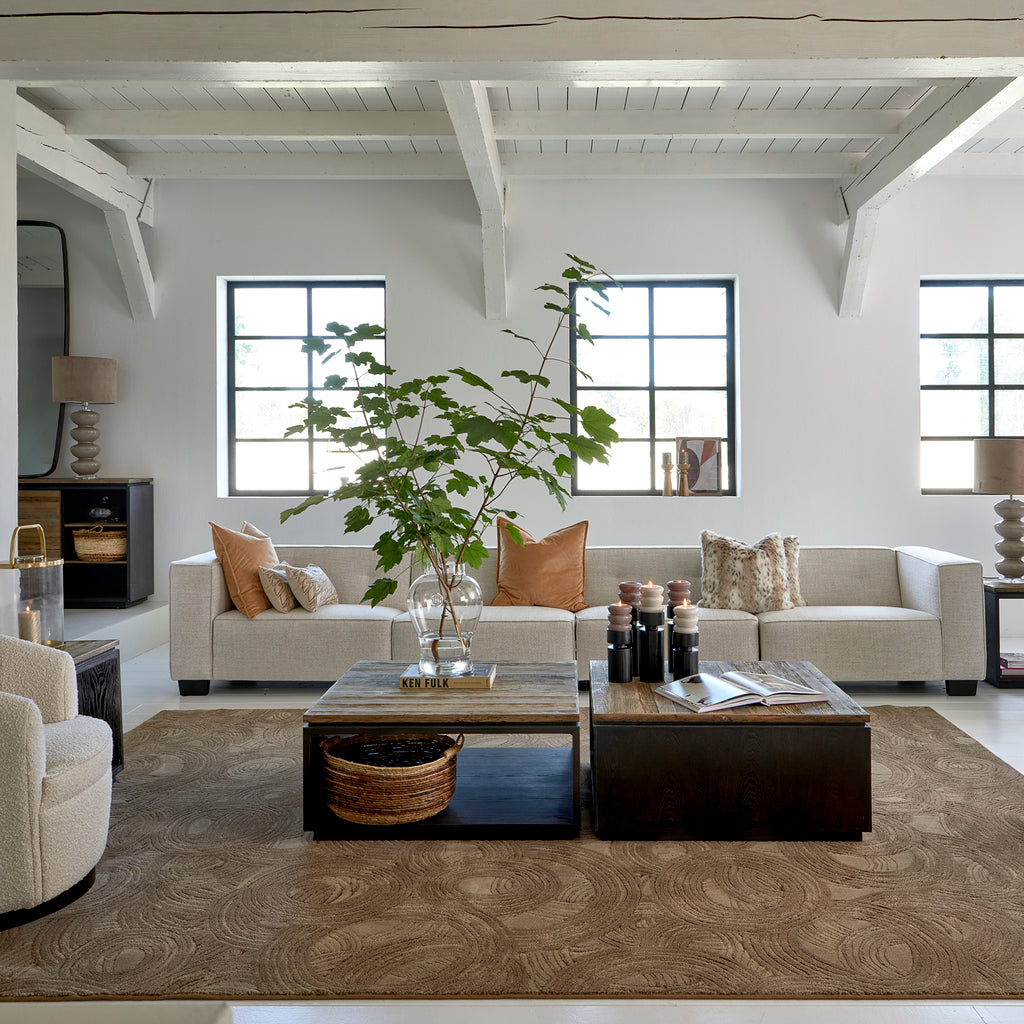 Rivièra Maison Delfina Vloerkleed,330x240 cm,taupe