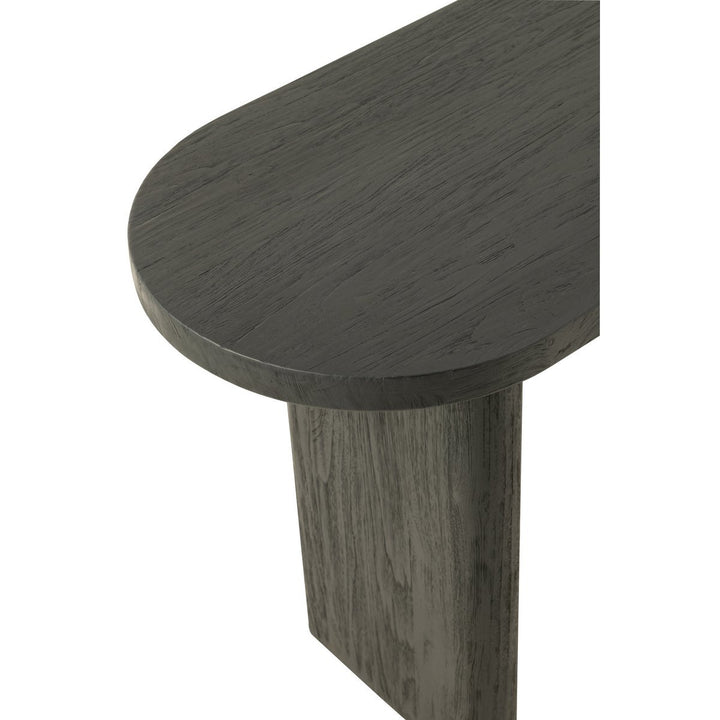 J-Line Console Table Teak Wood Black