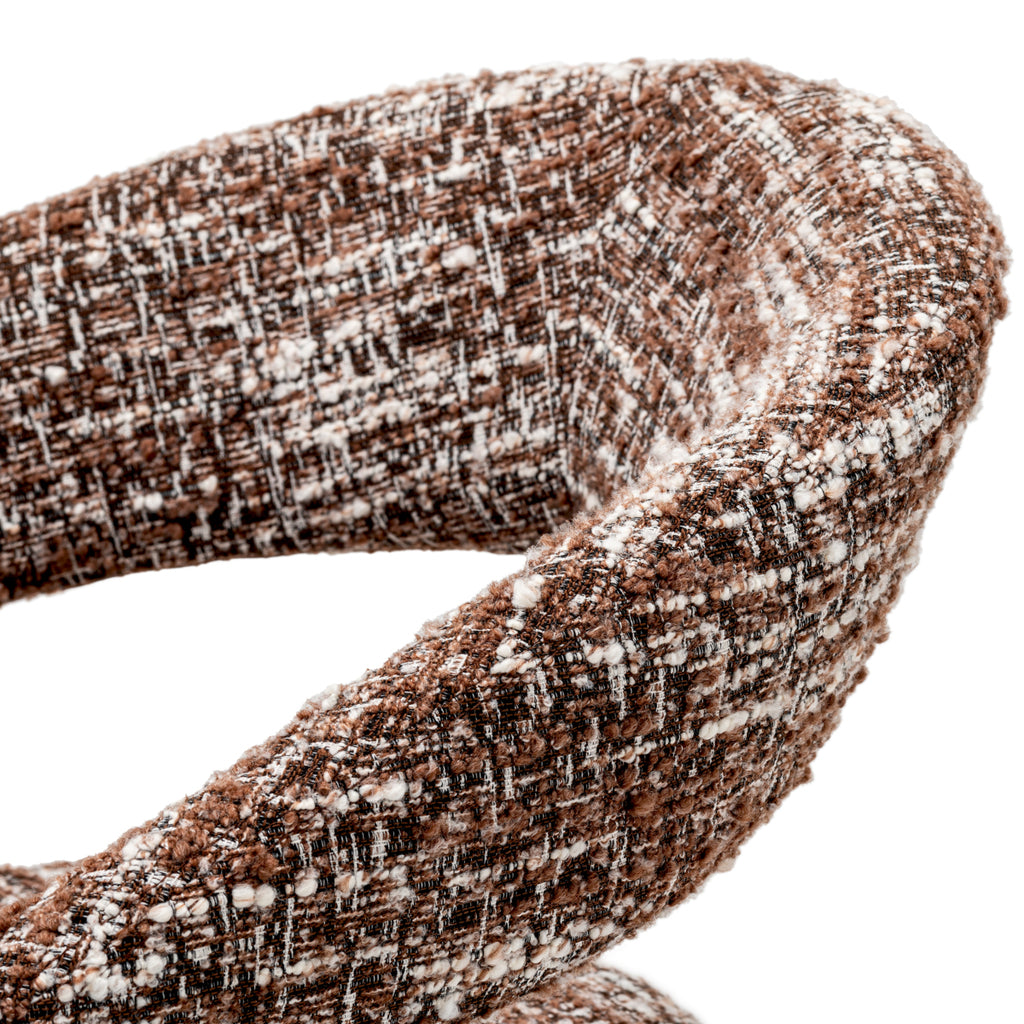 Eichholtz Esszimmerstuhl Bravo - Bouclé Sonata Red