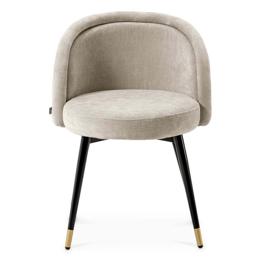 Eichholtz Eetkamerstoel Chlo√© (Set van 2) - Clarck Sand